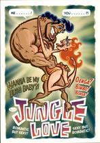 kunstkaart Jungle love, door Shamrock, Verzamelen, Verzenden, 1980 tot heden, Ongelopen, Overige thema's