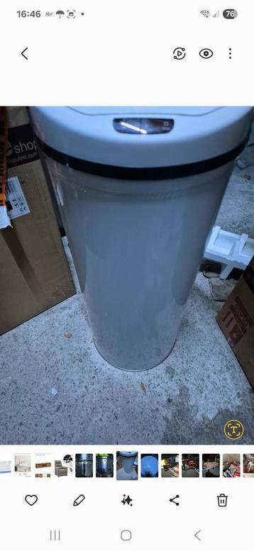 Nieuwe Kesser Sensor Prullenbak beschikbaar voor biedingen
