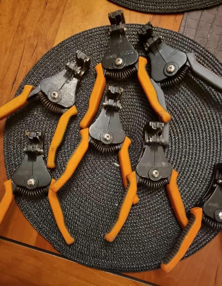 Iwis Draadstriptangen, Doe-het-zelf en Verbouw, Gereedschap | Handgereedschap, Gebruikt, Verzenden