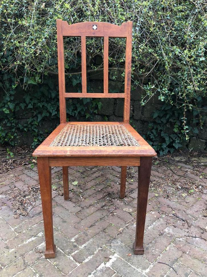 Haagse School stoel Nieuwe Kunst (?), Antiek en Kunst, Antiek | Meubels | Stoelen en Banken, Ophalen