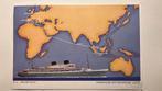 WILLEM RUYS  1947  Rotterdamsche Lloyd  ROUTE Indië, Ophalen of Verzenden, Nieuw, Kaart, Foto of Prent