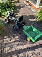 Traptractor met aanhanger, Kinderen en Baby's, Speelgoed | Buiten | Voertuigen en Loopfietsen, Ophalen, Gebruikt