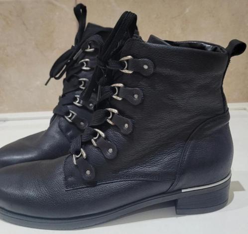 Zwart kalfs lederen enkellaarsjes maat 6 waldlaufer, Kleding | Dames, Schoenen, Zo goed als nieuw, Lage of Enkellaarzen, Zwart