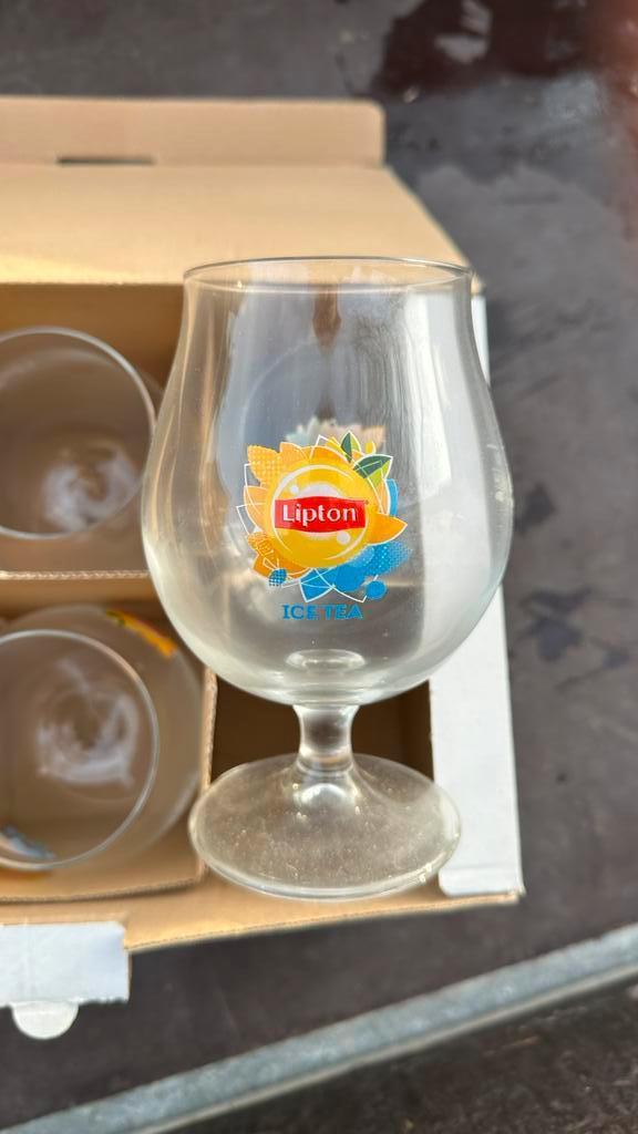 Coca cola, FuzeTea, Lipton, Ophalen of Verzenden, Zo goed als nieuw, Frisdrankglas
