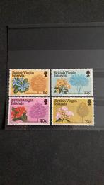 Maagden eilanden 340/43 bloemen bomen post fris/3246, Postzegels en Munten, Postzegels | Thematische zegels, Ophalen of Verzenden