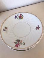 6 grote antieke Franse dessertbordjes, Antiek en Kunst, Antiek | Servies los, Ophalen of Verzenden