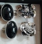Nieuwe ringen met elastiek voor stevige vingers, Ophalen of Verzenden, Nieuw, Dame