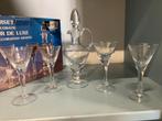 Luxe Likeurset - 5-delig met ets-decoratie, Huis en Inrichting, Keuken | Servies, Glas of Glazen, Nieuw, Ophalen of Verzenden