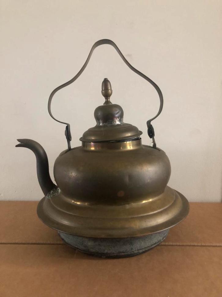 Antieke Messing Waterketel, Antiek en Kunst, Antiek | Koper en Brons, Ophalen of Verzenden