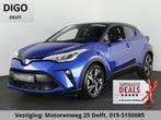 Toyota C-HR 1.8 HYBRID STYLE BI-TONE AUTOMAAT GARANTIE 2-203, Auto's, Toyota, Stof, 4 cilinders, Blauw, 122 pk
