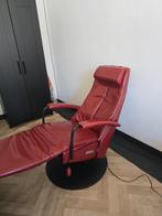 Prominent S-100 Craft Relaxfauteuil Bordeaux Rood Leer, Huis en Inrichting, Fauteuils, 75 tot 100 cm, Ophalen of Verzenden, Zo goed als nieuw