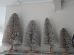 4 verschillende BORSTEL KERSTBOMEN, kerst, Diversen, Kerst, Ophalen of Verzenden, Nieuw
