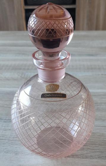 Zeldzame Efu Kristall Sudetenland Karaf bohemian vooroorlogs beschikbaar voor biedingen