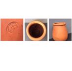 Grote terracotta vaas bloempot Frans GlaroosJP handwerk 50cm, Tuin en Terras, Bloempotten, Gebruikt, 40 cm of meer, Rond, Binnen
