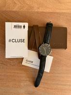 Cluse dameshorloge - Zwart & Zilver, Sieraden, Tassen en Uiterlijk, Horloges | Dames, Overige merken, Overige materialen, Leer