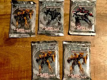 Transformers 3d Battle card game pack kaartjes cards pakjes beschikbaar voor biedingen
