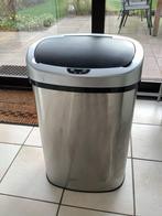 Moderne RVS Afvalemmer met Sensor, Huis en Inrichting, Woonaccessoires | Prullenbakken, Ophalen, 50 tot 75 cm, Zo goed als nieuw