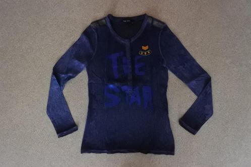 Designer Marc Aurel top shirtje 40 donker blauw, Kleding | Dames, T-shirts, Gedragen, Maat 38/40 (M), Blauw, Lange mouw, Ophalen of Verzenden