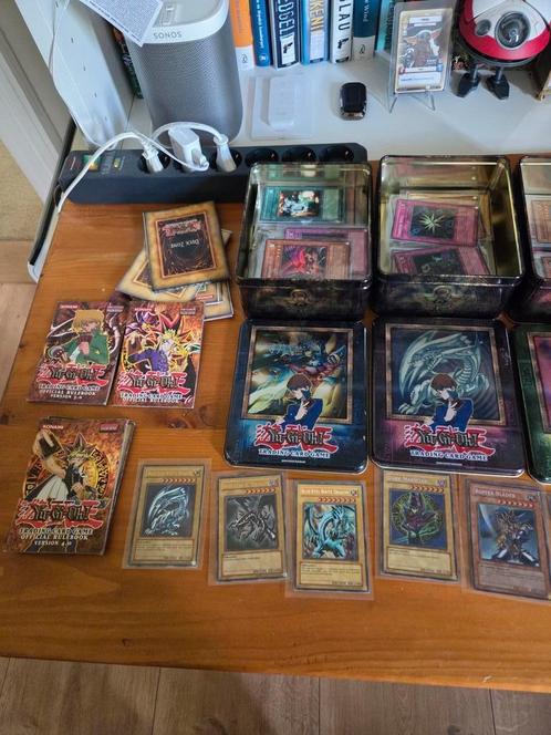 6 YU-GI-OH COLLECTOR TINS & 1st edition structure deck, Hobby en Vrije tijd, Verzamelkaartspellen | Yu-gi-Oh!, Zo goed als nieuw