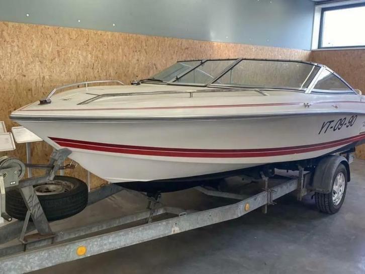 MOET WEG! Thundercraft 170CD Speedboot 135pk Mercruiser 3.0, Watersport en Boten, Motorboten en Motorjachten, Gebruikt, Polyester