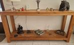 Side table, Huis en Inrichting, Ophalen, 100 tot 150 cm, Teakhout, Zo goed als nieuw