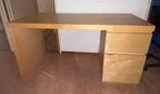 IKEA bureau Malm 1.40x 85  lichtbruin . In goede staat, Huis en Inrichting, Bureaus, Ophalen, Gebruikt, Bureau