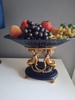Antieke fruitschaal met engelen, Antiek en Kunst, Ophalen of Verzenden