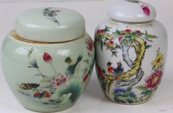 2 x theepot china porselein beschikbaar voor biedingen