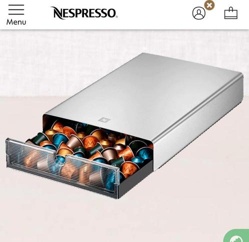 Originele Display Drawer capsule houder Nespresso, Witgoed en Apparatuur, Koffiemachine-accessoires, Zo goed als nieuw, Ophalen of Verzenden