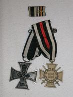 Duitse veteranen set EK-Hindenburg kruis met baton WO1, Verzamelen, Militaria | Tweede Wereldoorlog, Ophalen of Verzenden, Landmacht