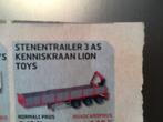 stenentrailer lion toys 1:50 gezocht, Verzenden, Zo goed als nieuw, Bus of Vrachtwagen, Lion Toys