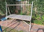 Tuintafel bamboe, Tuin en Terras, Tuintafels, Ophalen, Gebruikt, Rechthoekig, Overige materialen