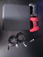Playstation 4 met 2 controllers, Spelcomputers en Games, Spelcomputers | Sony PlayStation 4, Ophalen of Verzenden, Gebruikt, Met 2 controllers