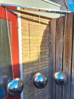 ZIJLSTRA space-age hanglamp metalen bollen vintage lamp, Ophalen, Space-age, Zo goed als nieuw, Metaal