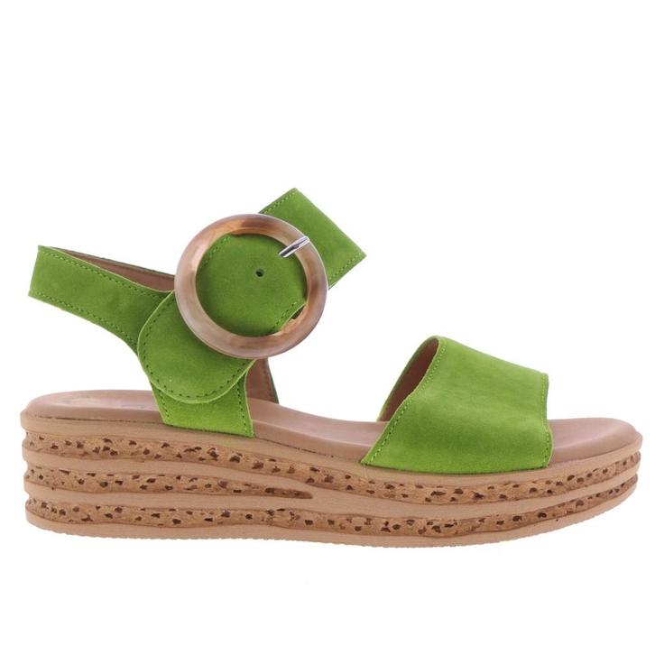 Gabor Groene Suède Sandalen, maat 5 (38) NIEUW, Kleding | Dames, Schoenen, Nieuw, Sandalen of Muiltjes, Groen, Ophalen of Verzenden