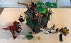 Playmobil 9429, Dinos basiskamp van de avonturiers met T-rex, Ophalen of Verzenden, Zo goed als nieuw, Complete set