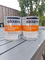 Sikkens grondverf en aflak (houtwerk binnen), Doe-het-zelf en Verbouw, Beige, Nieuw, Ophalen of Verzenden, Verf
