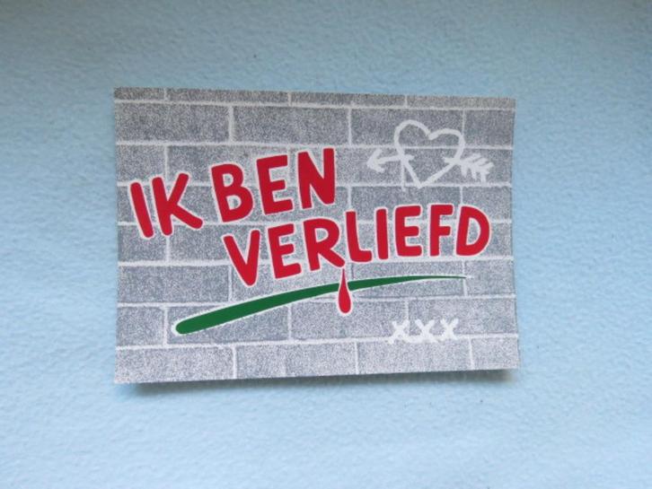 1 EURO OF GRATIS Vintage kaart Ik ben verliefd NIEUW, Diversen, Wenskaarten, Nieuw, Ophalen of Verzenden