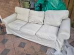 3 zits ektorp bank met poef, Huis en Inrichting, Ophalen, Gebruikt, Driepersoons, 75 tot 100 cm