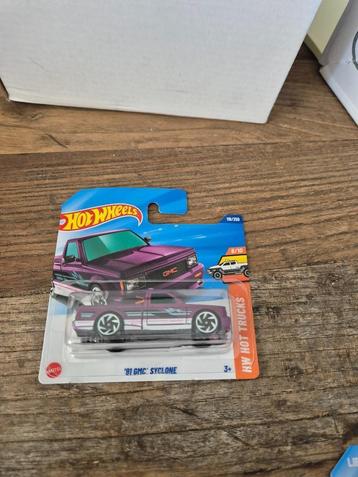 hot Wheels ' 91 gmc syclone hw hot trucks beschikbaar voor biedingen