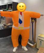 Oranje feestpak opblaasbaar Carnaval/Koningsdag/WK voetbal, QCS, Nieuw, Overige maten, Oranje of Koningsdag