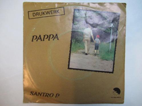DRUK WERK # PAPPA / SANTRO P ( DE ENIGE ECHTE), Cd's en Dvd's, Vinyl | Nederlandstalig, Zo goed als nieuw, Levenslied of Smartlap