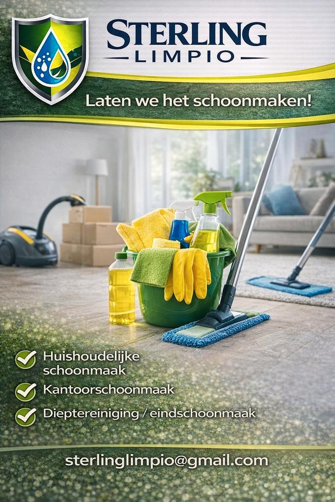 Schoonmaak  / Cleaning / professioneel schoonmaak, Vacatures, Vacatures | Schoonmaak en Facilitaire diensten, MBO, Vanaf 10 jaar