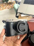 Panasonic Lumix DC-GX9 Silver + 3 Lenses, Ophalen, Gebruikt, Compact, Overige Merken