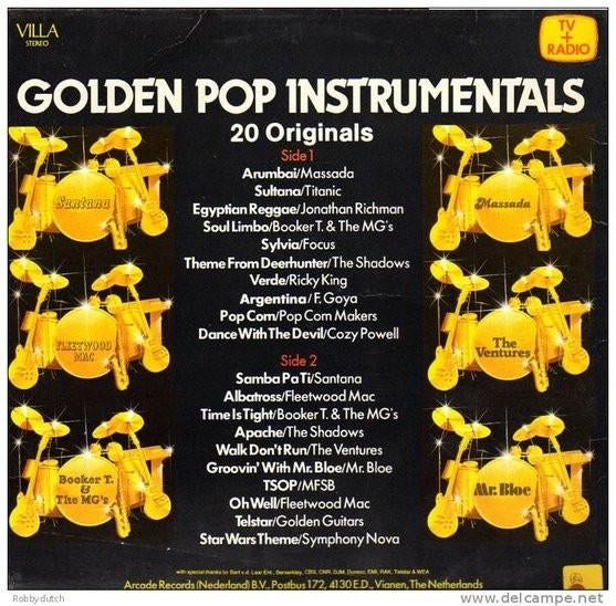 Golden Pop Instrumentals LP met de grote instrumentale hits, Cd's en Dvd's, Vinyl | Pop, Gebruikt, 12 inch, Ophalen
