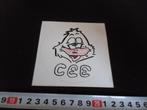 sticker CEE strip eend vogel, Verzamelen, Stickers, Ophalen, Zo goed als nieuw, Bedrijf of Vereniging