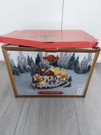 Luville winter village scène  voor in kerstdorp, Ophalen of Verzenden, Gebruikt