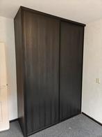 Zwarte schuifdeuren incl geleiding voor (inbouw)kast, Huis en Inrichting, Kasten | Kledingkasten, Ophalen, 200 cm of meer, 50 tot 100 cm