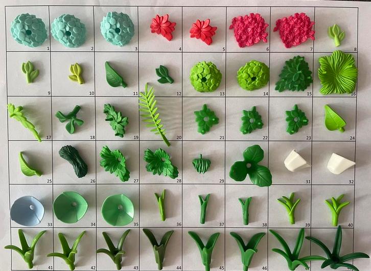 Losse onderdelen plant groen gras, Kinderen en Baby's, Speelgoed | Playmobil, Los playmobil, Ophalen of Verzenden