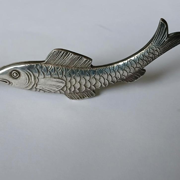 Vis sardine vork, Antiek en Kunst, Antiek | Bestek, Ophalen of Verzenden